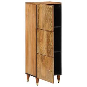 Skříň highboard 40 x 33 x 110 cm masivní mangovníkové dřevo - obrázek 3