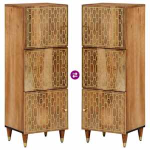 Skříň highboard 40 x 33 x 110 cm masivní mangovníkové dřevo - obrázek 6
