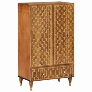 Skříň highboard 60 x 33 x 100 cm masivní mangovníkové dřevo - obrázek 1
