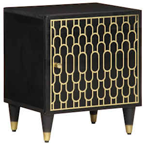 Nočna omarica 40x33x46 cm trden mangov les