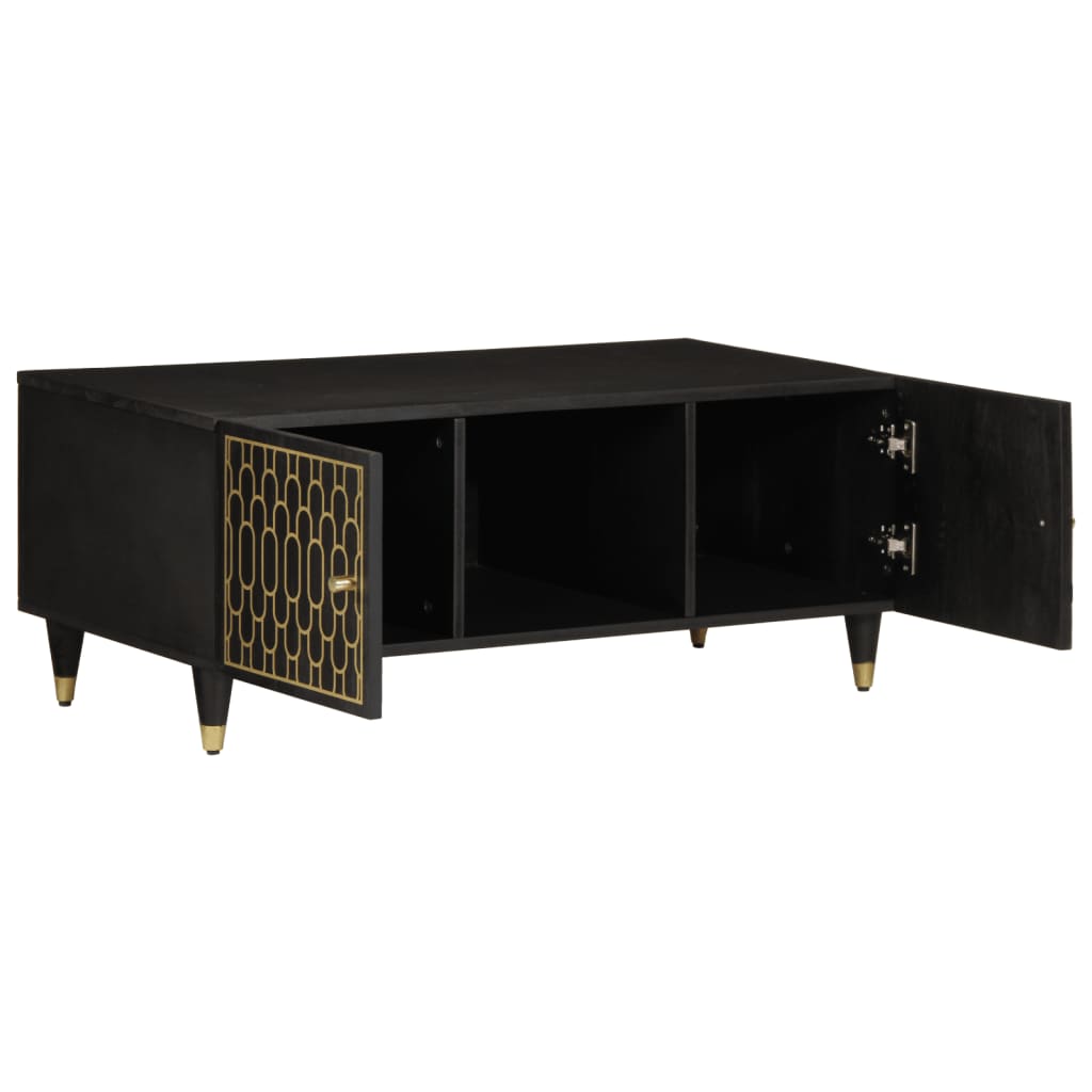 vidaXL Salontafel 100x54x40 cm massief mangohout afbeelding