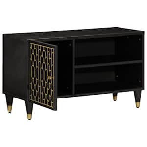 TV skříňka 80 x 31,5 x 46 cm masivní mangovníkové dřevo - obrázek 2