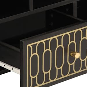 TV skříňka 100 x 33 x 46 cm masivní mangovníkové dřevo - obrázek 8