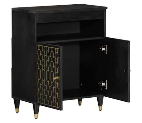 vidaXL Sivukaappi 60x33x75 cm t&auml;ysi mangopuu