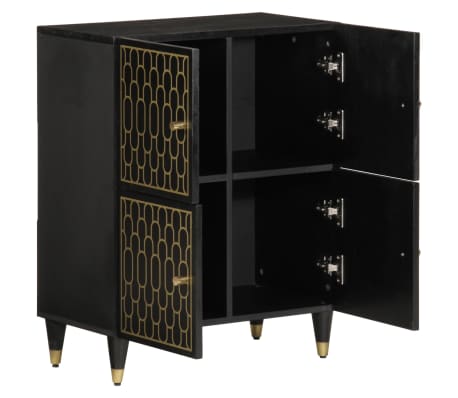 vidaXL Sidosk&aring;p 60x33x75 cm massivt mangotr&auml;