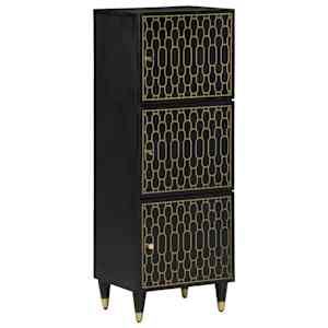 Skříň highboard 40 x 33 x 110 cm masivní mangovníkové dřevo - obrázek 1