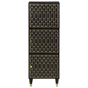 Skříň highboard 40 x 33 x 110 cm masivní mangovníkové dřevo - obrázek 3