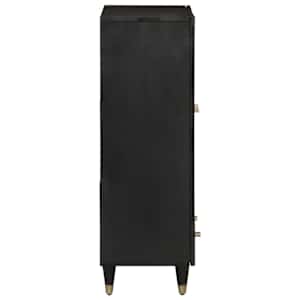 Skříň highboard 60 x 33 x 100 cm masivní mangovníkové dřevo - obrázek 4