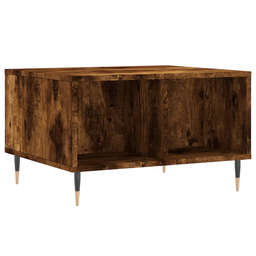 vidaXL Konferenční stolek kouřový dub 60x50x36,5 cm kompozitní dřevo