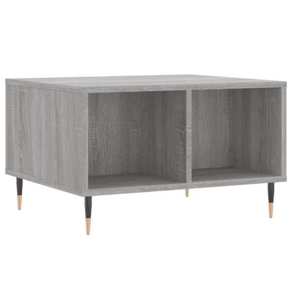 vidaXL kohvilaud, hall Sonoma tamm, 60x50x36,5 cm, tehispuit
