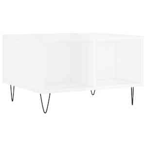 Konferenční stolek bílý s leskem 60x50x36,5 cm kompozitní dřevo - obrázek 2