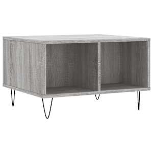 vidaXL kohvilaud, hall Sonoma tamm, 60x50x36,5 cm, tehispuit