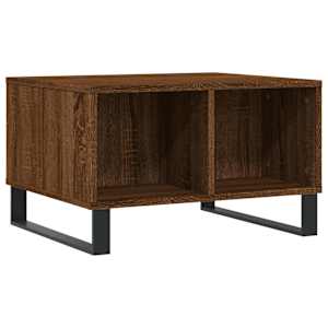 Konferenční stolek hnědý dub 60 x 50 x 36,5 cm kompozitní dřevo - obrázek 6