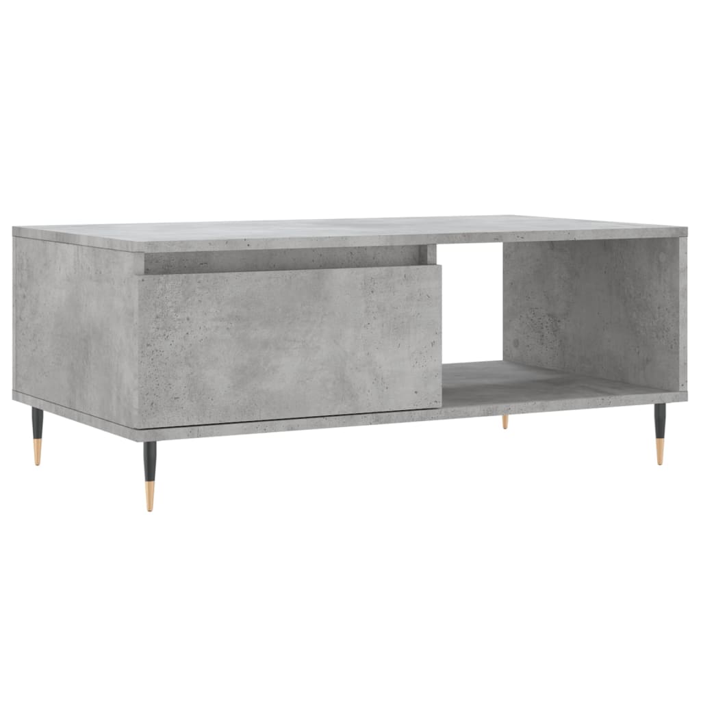 vidaXL Konferenční stolek betonově šedý 90x50x36,5 cm kompozitní dřevo