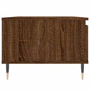 Konferenční stolek hnědý dub 90 x 50 x 36,5 cm kompozitní dřevo - obrázek 7