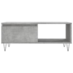 Konferenční stolek betonově šedý 90x50x36,5 cm kompozitní dřevo - obrázek 5