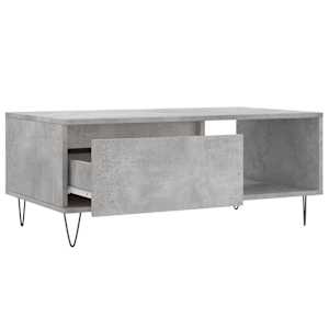 Konferenční stolek betonově šedý 90x50x36,5 cm kompozitní dřevo - obrázek 6