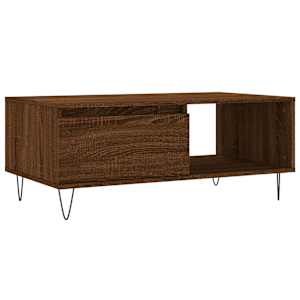 vidaXL kohvilaud, pruun tamm, 90 x 50 x 36,5 cm, tehispuit