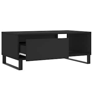 Konferenční stolek černý 90x50x36,5 cm kompozitní dřevo - obrázek 6