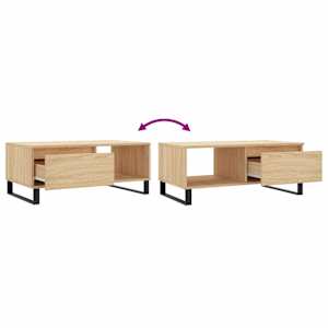 Konferenční stolek dub sonoma 90x50x36,5 cm kompozitní dřevo - obrázek 9