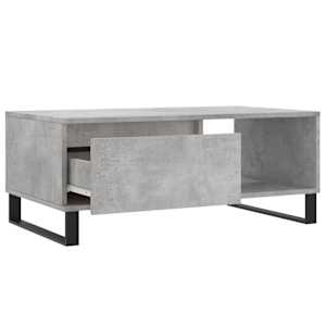 Konferenční stolek betonově šedý 90x50x36,5 cm kompozitní dřevo - obrázek 6