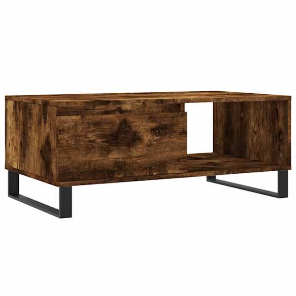 vidaXL kohvilaud, suitsutatud tamm, 90x50x36,5 cm, tehispuit
