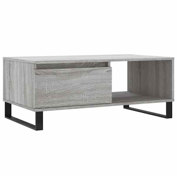 vidaXL kohvilaud, hall Sonoma tamm, 90x50x36,5 cm, tehispuit