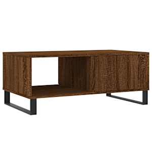 Konferenční stolek hnědý dub 90 x 50 x 36,5 cm kompozitní dřevo - obrázek 8