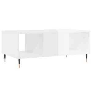 Konferenční stolek bílý s leskem 90x50x36,5 cm kompozitní dřevo - obrázek 8