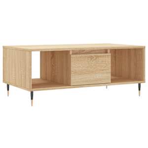 Konferenční stolek dub sonoma 90x50x36,5 cm kompozitní dřevo - obrázek 2