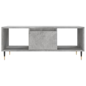 Konferenční stolek betonově šedý 90x50x36,5 cm kompozitní dřevo - obrázek 5