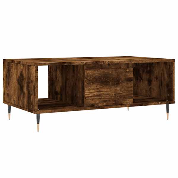vidaXL kohvilaud, suitsutatud tamm, 90x50x36,5 cm, tehispuit