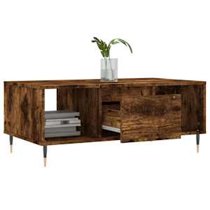 Konferenční stolek kouřový dub 90x50x36,5 cm kompozitní dřevo - obrázek 4