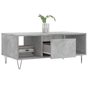 Konferenční stolek betonově šedý 90x50x36,5 cm kompozitní dřevo - obrázek 4
