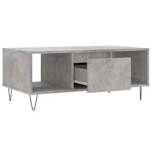 Konferenční stolek betonově šedý 90x50x36,5 cm kompozitní dřevo - obrázek 6