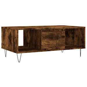 vidaXL kohvilaud, suitsutatud tamm, 90x50x36,5 cm, tehispuit