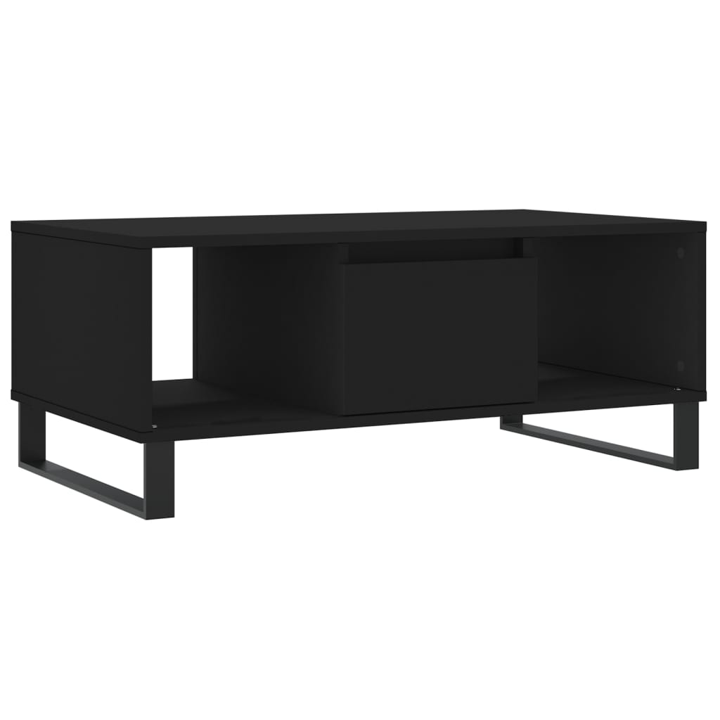 vidaXL Konferenční stolek černý 90x50x36,5 cm kompozitní dřevo