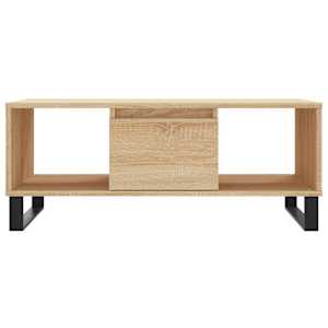 Konferenční stolek dub sonoma 90x50x36,5 cm kompozitní dřevo - obrázek 5