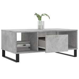 Konferenční stolek betonově šedý 90x50x36,5 cm kompozitní dřevo - obrázek 4