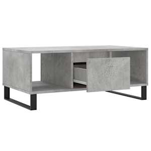 Konferenční stolek betonově šedý 90x50x36,5 cm kompozitní dřevo - obrázek 6