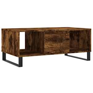 vidaXL kohvilaud, suitsutatud tamm, 90x50x36,5 cm, tehispuit