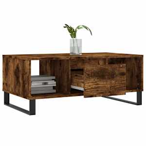 Konferenční stolek kouřový dub 90x50x36,5 cm kompozitní dřevo - obrázek 4