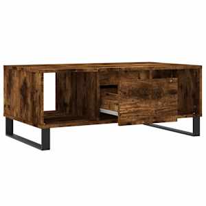 Konferenční stolek kouřový dub 90x50x36,5 cm kompozitní dřevo - obrázek 6