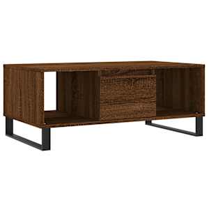 vidaXL kohvilaud, pruun tamm, 90 x 50 x 36,5 cm, tehispuit