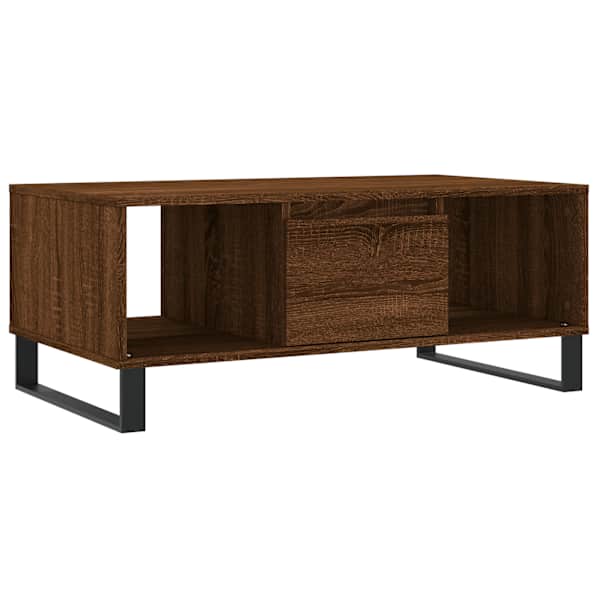 vidaXL kohvilaud, pruun tamm, 90 x 50 x 36,5 cm, tehispuit