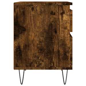 Noční stolky 2 ks kouřový dub 40 x 35 x 50 cm kompozitní dřevo - obrázek 8