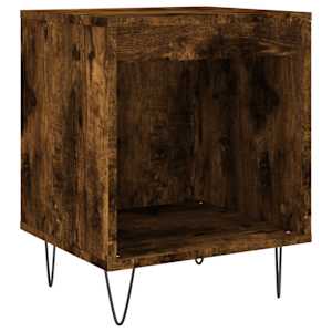 Noční stolky 2 ks kouřový dub 40 x 35 x 50 cm kompozitní dřevo - obrázek 4