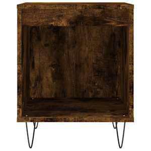 Noční stolky 2 ks kouřový dub 40 x 35 x 50 cm kompozitní dřevo - obrázek 5