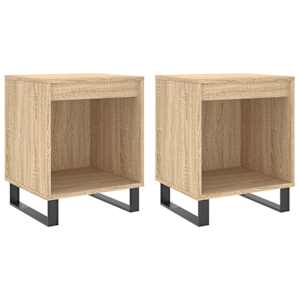 Noční stolky 2 ks dub sonoma 40 x 35 x 50 cm kompozitní dřevo - obrázek 2