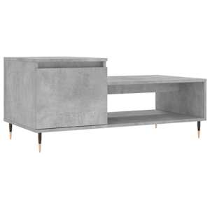 Konferenční stolek betonově šedý 100x50x45 cm kompozitní dřevo - obrázek 2